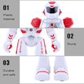 Miniatyrbilde 5 av 5: Fjernstyrt intelligent robot med gestussensor, syngende og dansende pedagogisk leketøy for barn Red