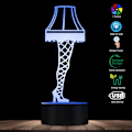 Miniatyrbild 7 av 8: 3D Illusion Nattlampa Optisk Illusion Benlampa från A Chr