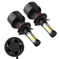 Pikkukuva 2 / 9: 2 kpl LED-ajovalot Auton ajovalot Lamppu 12V 24V 6500K