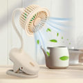 Miniatyrbild 4 av 5: Bärbar Liten Clip-on Fläkt 360° Rotation Kylfläkt Skrivbordsfläkt Mini Bordsfläkt USB-laddning Fläkt Clip & Skrivbordsfläkt för Kontor Sovrum