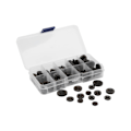 Miniatyrbilde 10 av 10: 100 stk. Tretre knapper Unik design Naturlig Holdbar Robust Sikker Praktisk Rund treknapp Mørkebrun