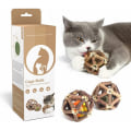 Miniatyrbild 1 av 6: Kattpinne bollar, ätbara för katter, Catnip Gall Fruit Bell Ba