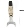 Miniatyrbild 5 av 10: DIY Justerbar Hög Hårdhet Läder Swivel Manuell Bearbetning Carving Verktyg Blad