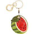 Miniatyrbillede 1 af 6: Læder nøgleringholder etui kompatibel med Apple AirTag, sød beskyttende Air Tag cover med nøglering, anti-scratch finder GPS tracker etui til Watermelon