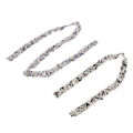 Miniatyrbild 9 av 10: 2PCS Resin Rhinestone Strips Ribbons Crystal Glitter Rhinestone Trim för DIY Sko Väska Kläder Halsband