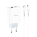 hoco. C97A Europeisk standard PD20W+QC3.0 laddare för iPhone1