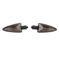 Miniatyrbilde 6 av 11: 2 stk 12V Motorsykkel Blinklys Amber Gult Led Indikatorer for K02 G310GS K03 G310R K50 R1200GS R1250GS