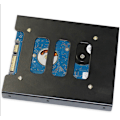 Miniatyrbild 5 av 5: Hårddisk järnram SSD solid state drive fäste metall 2.5 till 3.5 2.5 tum till 3.5 tum stationär fäste, 2pack