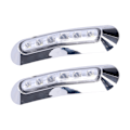 Miniatyrbilde 7 av 11: 10-30V 6LED Side Tail Light Lysindikatorlampe IP68 Beskyttelse for Biler Lastebiler Tilhengere Bobiler Hvit