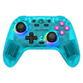 Pikkukuva 1 / 9: Nova langaton Switch Pro -ohjain Switch/Lite/OLED -konsoleille, Switch-ohjaimet Hall Effect -ohjaussauvoilla, RGB LED, 1200 mAh ladattava, Turbo, ohjelma Nova(Green)