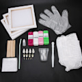 Miniatyrbillede 3 af 10: Flydende malingssæt Flydende maling Pigment Børn DIY Materiale Tegneværktøj KunstmaterialerMaldiverne
