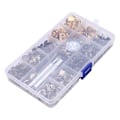 Miniatyrbilde 3 av 10: 120 sett metall trykknapper kit trykknapper trykknapper med festeverktøy for lær, frakk