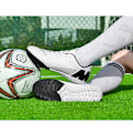 Miniatyrbilde 3 av 5: Fotballsko for menn og kvinner, innendørs og utendørs, for store gutter, AG/FG White-1 45