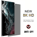 Miniatyrbild 1 av 5: 2 st 3D böjd full cover sekretess skärmskydd för OPPO Reno 9 Pro plus Anti-spion skydd