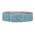 Miniatyrbillede 9 af 10: Rhinestone Strip Sø Blå 5yd Længde Selvklæbende Funklende Bredt Anvendt Krystalbånd til Fest Bryllup Hjem