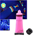 Miniatyrbild 5 av 7: 10ml ansikts- och kroppsmålningsset 5 färger tuber tvättbar ritning fluorescerande pigment