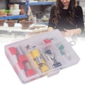 Miniatyrbilde 3 av 10: 40 stk/sett Polymer Clay Rund Kutteform DIY Keramikk Innrykk Modellering Verktøy
