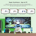 Miniatyrbillede 9 af 9: Trådløs Controller, BIGBIG WON Rainbow 2 SE, Hall Effect Trigger, 12-bit ADC, 3 Sæt Joysticks, 4-vejs & 8-vejs D-pad Controller til Switch/PC/Android/iOS Green
