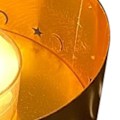 Miniatyrbild 8 av 10: Tealight-ljusstake, elektropläterad metall, ihålig, dekorativ, liten ljusstake för meditation, semesterdekoration, typ 2