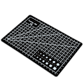Miniatyrbild 4 av 8: A5 rutnät PVC skärmatta Självläkande papper Läder Tyg Skärbräda (Svart)