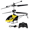 Miniatyrbild 1 av 3: Fjärrkontrollhelikopter, flygplansleksak med höjdhållning