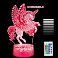 Miniatyrbild 7 av 8: Enhörningsleksaker för 3 4 5 6 7 8 9 år gamla flickors presenter, flicka Un