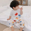 Miniatyrbild 1 av 5: Toddler Unisex 2-delat pyjamas set, L (Happy Sesame)
