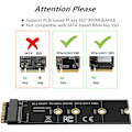 Pikkukuva 3 / 5: M.2 NVME SSD -muunninsovitinkortti MacBook Airin (2013-2017) päivittämiseen, 2 kpl