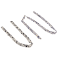 Miniatyrbild 7 av 10: 2PCS Resin Rhinestone Strips Ribbons Crystal Glitter Rhinestone Trim för DIY Sko Väska Kläder Halsband