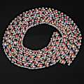 Miniatyrbilde 4 av 10: DIY Imitert Diamant Mesh Wrap Rull Krystall Rhinestones Bånd Bryllupsdekor