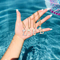 Miniatyrbillede 5 af 9: Krone Initial A-Z Halskæde, Iced Out Bogstav Vedhæng med 22-24 Tommer Kæde, Mænd Kvinder Bling Hip Hop Alfabet Navn Smykker Gave Store Initialer Halskæder E 18K Gold