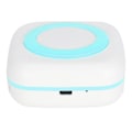Miniatyrbillede 6 af 10: Mini Printer 200DPI Bærbar 8.8x8.5x3.7cm TypeC Termisk Printer med 800mAh Batteri (Blå)