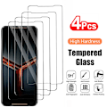 Miniatyrbild 1 av 5: 4PCS Härdat Glas För Asus ROG Phone 6 Strix 2.5D 9H Skyddande Transparent Skärmskyddsfilm