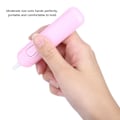 Miniatyrbild 9 av 10: Automatisk elektrisk batteridriven pennvässare med 20 suddgummin (rosa)