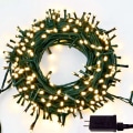 Miniatyrbild 1 av 5: 66ft 200 LED ljusslinga, gröna trådar med blinkande ljus med W 200 LED