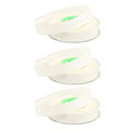 Miniatyrbillede 6 af 10: 3 ruller etiketmaskintape Hver 26,2ft længde 9mm bredde Rivbestandig PET etiketmaskintape Refills til MAX LM 370 380 390 Hvid
