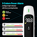 Miniatyrbillede 4 af 7: FSA HSA Berettiget Berøringsfrit Infrarødt Termometer til Voksne, Nøjagtigt Digitalt Pandetermometer, Stort LED Display, Feberalarm, 2