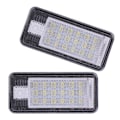 Miniatyrbilde 4 av 6: Høy Lysstyrke 18 LED Nummerplate Lys Lampe For Audi A3 S3 A4 S4 B6 B7 A6 C6 (Svart)