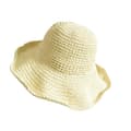 Floppy Halm Solhatt Fällbar Packbar Bred Brätte Sommar Strand