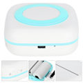 Miniatyrbillede 8 af 10: Mini Printer 200DPI Bærbar 8.8x8.5x3.7cm TypeC Termisk Printer med 800mAh Batteri (Blå)