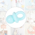 Miniatyrbillede 6 af 9: 100 stk. gennemsigtige brystvortedekorationer i akryl til babyshower-gaver, tøjtilbehør, blå
