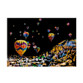 Miniatyrbild 7 av 10: 4 ark Scratch Paper DIY Hantverk A4 Vit Kartong Landskap Scratchboard Scratch Målning Papper Europeisk Stil