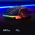 Miniatyrbild 3 av 4: Spelmus med sladd [Programmerbar] [Andningsljus] Ergonomi