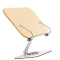 Miniatyrbillede 3 af 10: Læserestativ 360 graders roterende stærk bæreevne aluminiumslegering tabletstativ til studerende