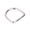 Miniatyrbillede 7 af 10: 20 stk. metal D-ringe i premium jern, robust, holdbar, blank, udsøgt bred anvendelse D-ringe til tøj, etui, taske, sølv 3,8x25x25mm