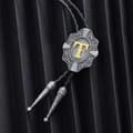 Miniatyrbillede 5 af 5: Bolo Tie til mænd - Vintage Initial Bogstav ABCDMJR til Z Wester C