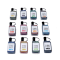 Miniatyrbillede 1 af 10: Marker Ink 12 Vibrerende Farver Falmebestandig Vandtæt Transparent Flaske Sikker Blæk Refill Kit