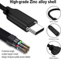 Miniatyrbillede 2 af 5: USB Type C til 3,5 mm hun-hovedtelefonstikadapter, USB C til