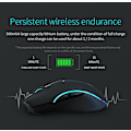 Miniatyrbild 5 av 7: Trådlös bluetooth-mus laddning dual-mode bärbar dator skrivbord c