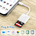 Miniatyrbild 4 av 5: 2 st USB C SD-kortläsare, Tiansong Memroy-kortläsare Trail Camera Viewer för Android Type C OTG-enhet Bärbar SD-kortadapter för MacBook Air/Pro